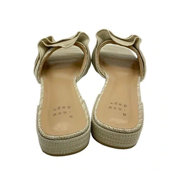 A New Day Lyta Raffia Ruffle Sandals - Picture 6 of 10